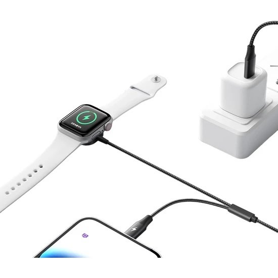 Mcdodo 29W 2in 1 Magnetic Apple Watch & Type-C To Lightning Wireless Charger