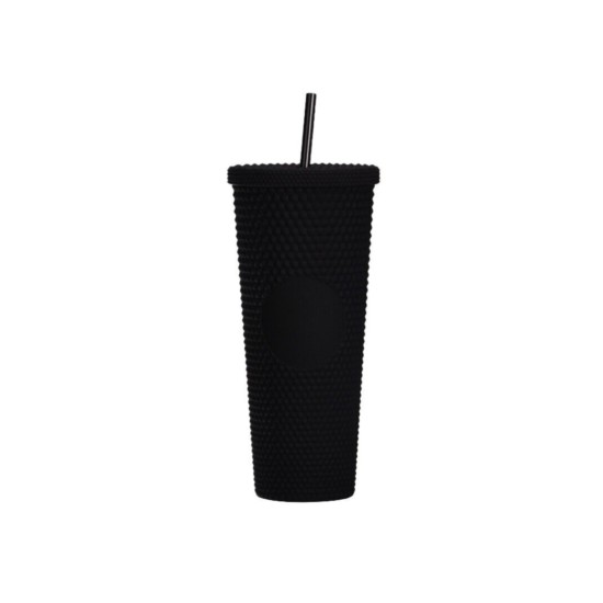 Studded Reusable Tumbler 710ml - Black