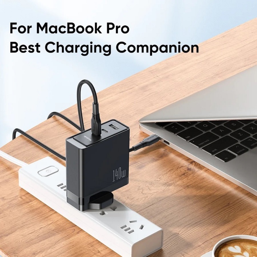 Mcdodo 140W GaN 5 Pro Dual Type-C + USB Fast Charger