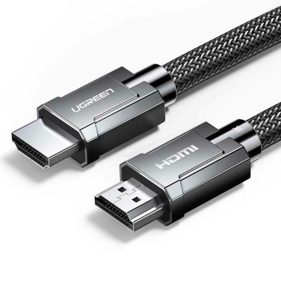 UGREEN HDMI M/M Round Cable Zinc Alloy Shell Braided 3m - Gray