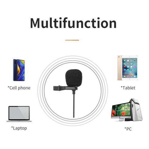 Jmary MC-R2 Professional Type C Interface Lapel Microphone