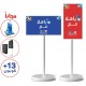 Taktik Stand Monitor 21.5inch 1080P Portable Display - White ( Ramadan Offer! )