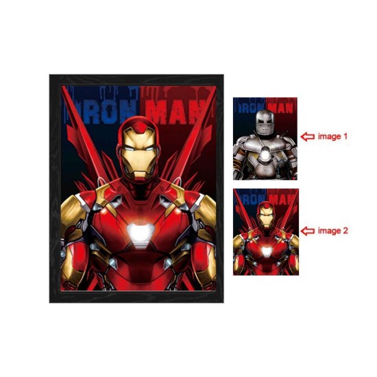 Poster Framed - Iron Man Mark I - 4D Print 30x40cm (6368)