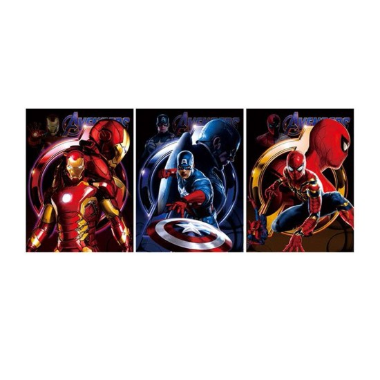 Poster Framed - Marvels Super Hero - 4D Print - 30x40cm (6401)