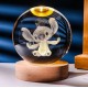 Stitch Glass Ball Night Lamp