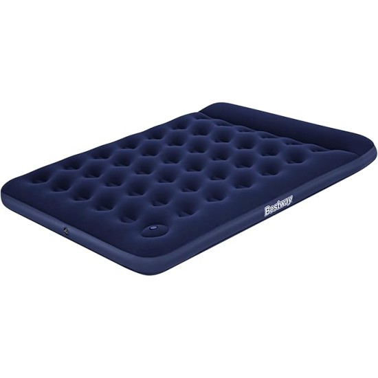 Bestway 80" x 60" x 11"/2.03m x 1.52m x 28cm Air Mattress Queen Built-in Foot Pump