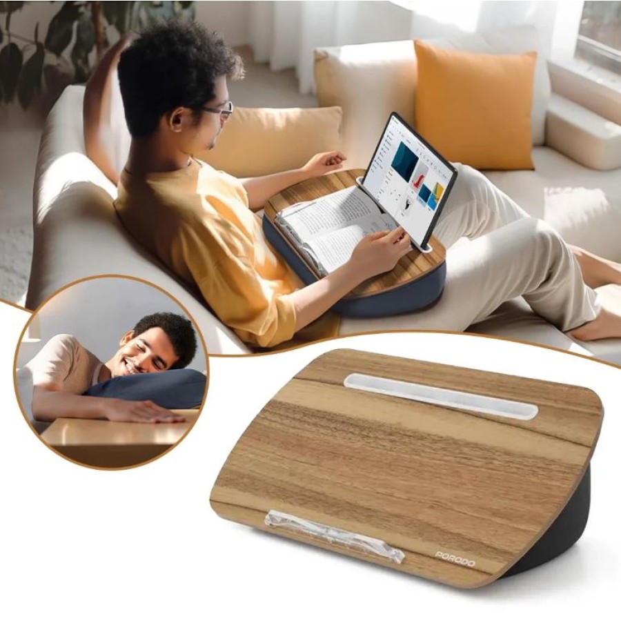 Porodo Lifestyle Laptop stand with Pillow Base