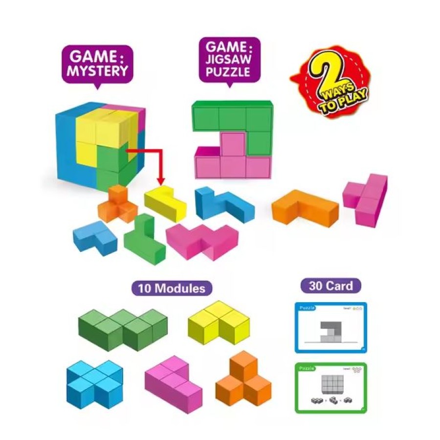 3D Puzzle Blocks Intellectual Challenge