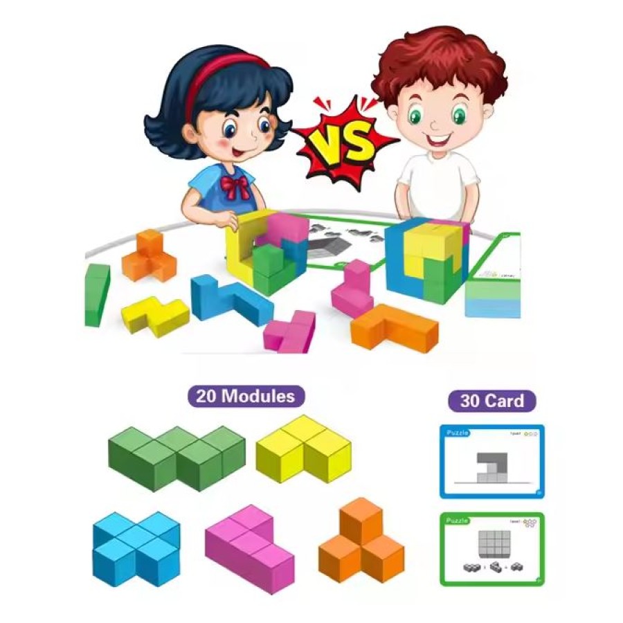 3D Puzzle Blocks Intellectual Challenge
