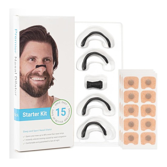  Anti-Snoring Magnetic Nose Nasal Strips - 30Pcs