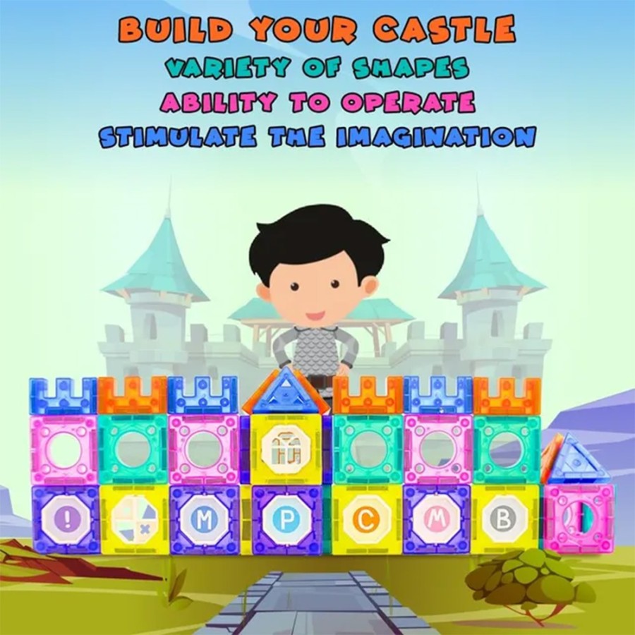 Magnetic constructor Toys Magic Magnetic Blocks - 94Pcs