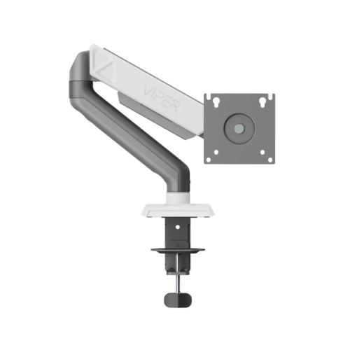 Sades Viper SA-MA01 Single Monitor Mount Arm (Max size 32"/9KG Per ARM) - White