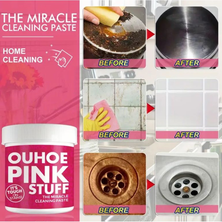 Ouhoe Pink Stuff The Miracle Cleaning Paste