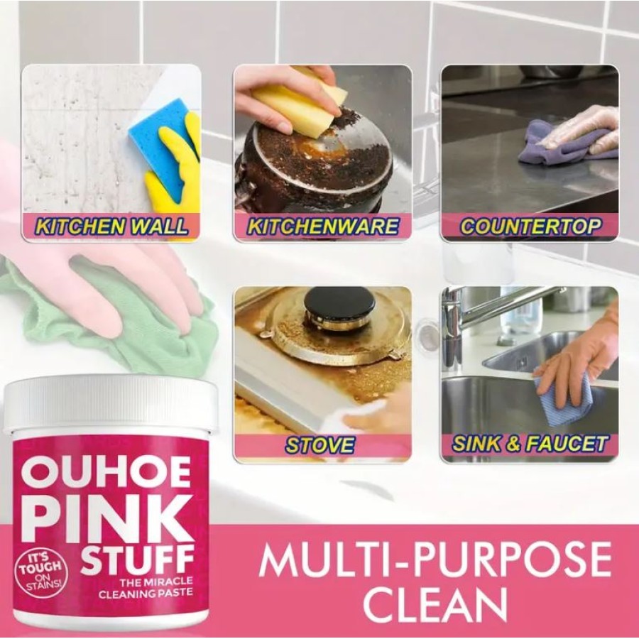 Ouhoe Pink Stuff The Miracle Cleaning Paste