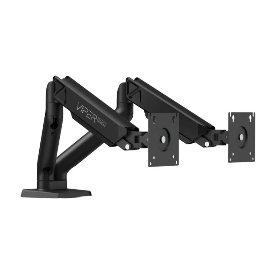 Sades Viper SA-MS01 Dual Monitor Mount Arm (Max size 32"/9KG Per ARM) - Black