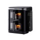 Porodo Lifestyle Double Stack Air Fryer with 12 Presets - Black