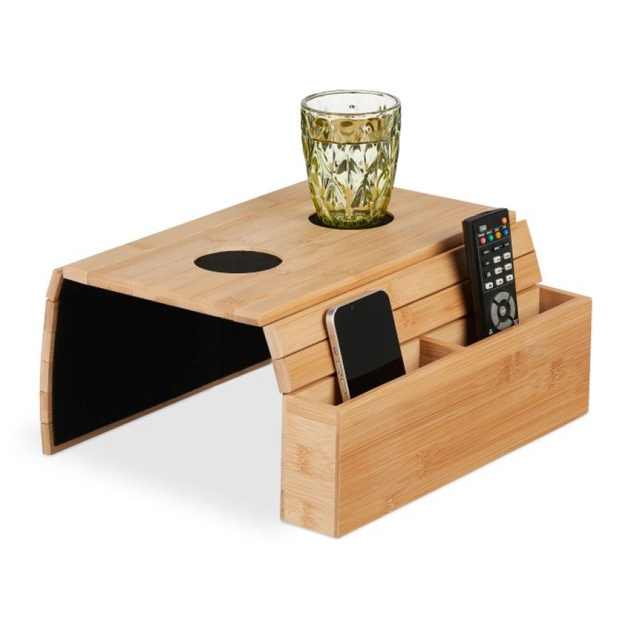 Bamboo Serving Tray with Coasters Bamboo Serving Tray with Coasters