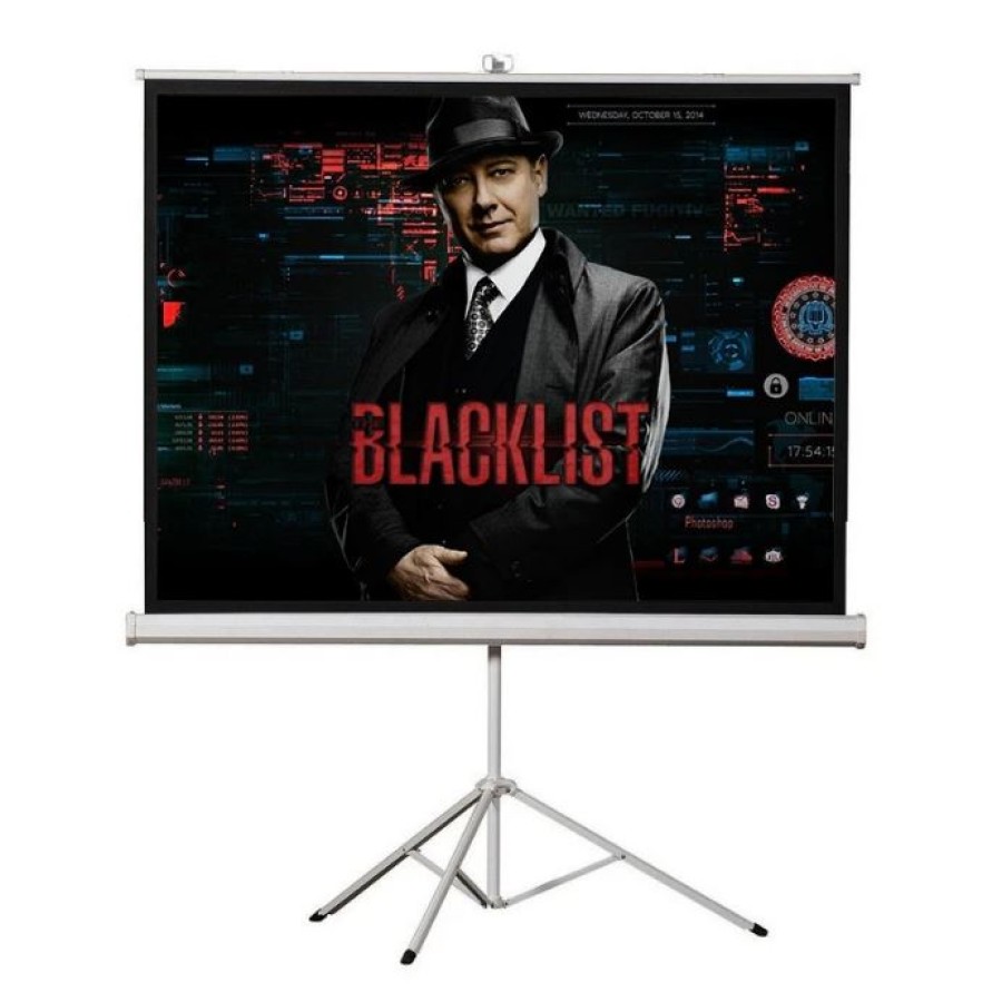 Tripod Projector Screen 220cm X 152cm - 100 Inch