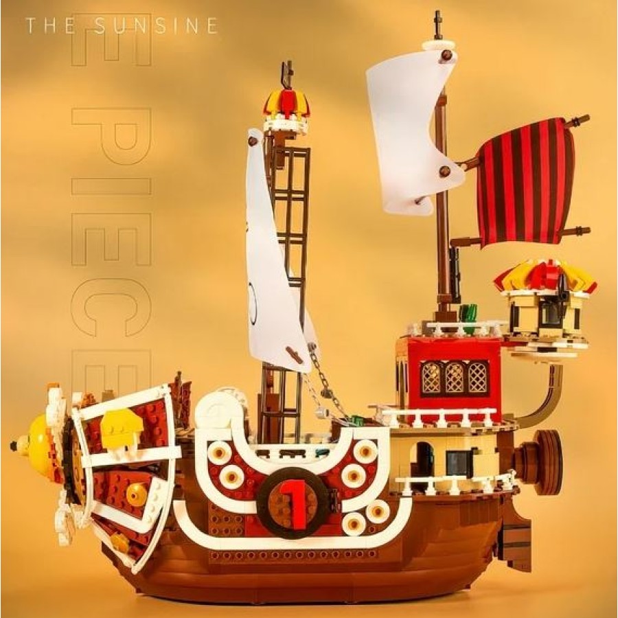 One Piece Thousand Sunny Pirate Ship Building Kit - 1047Pcs