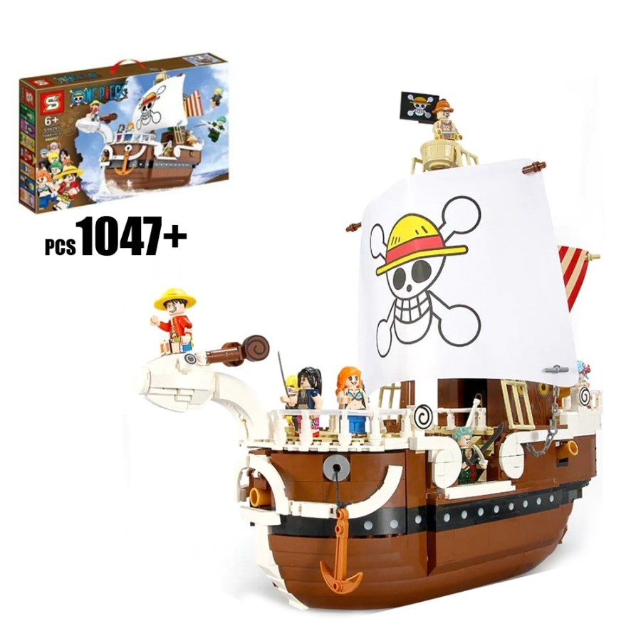 One Piece Thousand Sunny Pirate Ship Building Kit - 1047Pcs