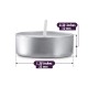Floating Decorative Tealight Candles 10Pcs Floating Decorative Tealight Candles 10Pcs