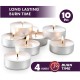 Floating Decorative Tealight Candles 10Pcs Floating Decorative Tealight Candles 10Pcs