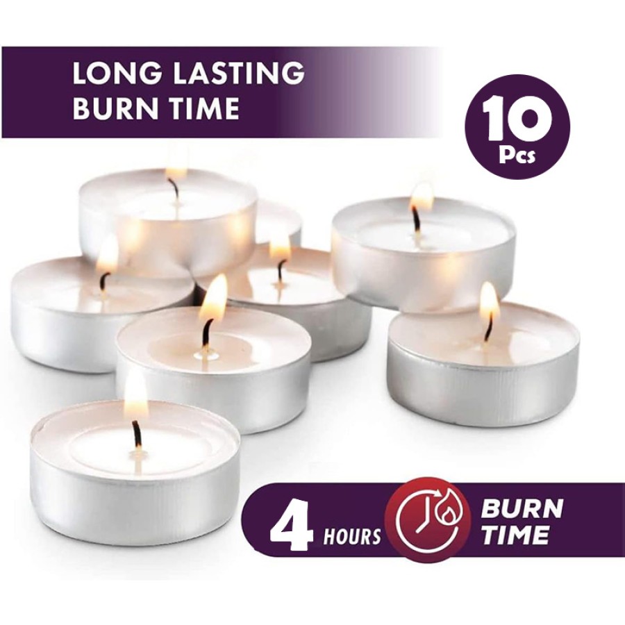 Floating Decorative Tealight Candles 10Pcs