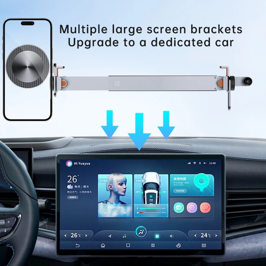 Magnetic Car Phone Holder with Screen Frame - P11S