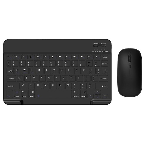 Wireless Keyboard and Mouse Combo 10-inch Rechargeable