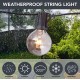 12LED Warm Light Outdoor waterproof LED string  Decorative lights