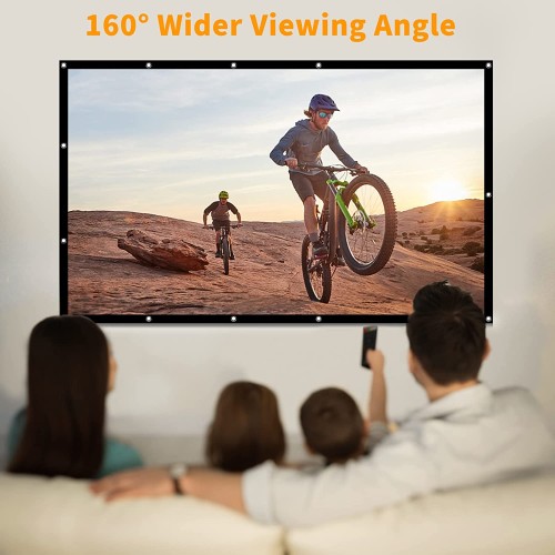 120inch Portable Foldable Projector Screen 16:9