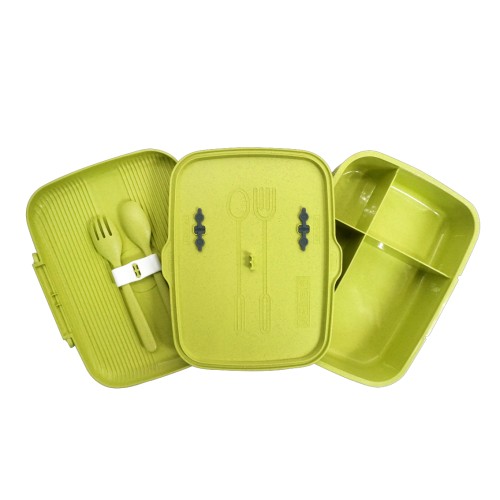 Class 4 - Compartment Healthy Food Box/ Spoon and Fork 12454