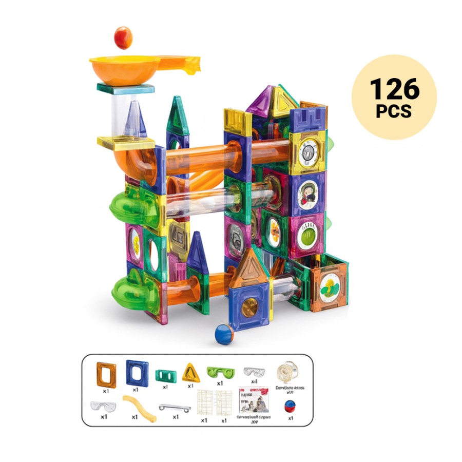 Magnetic constructor Toys Magic Magnetic Blocks -126Pcs