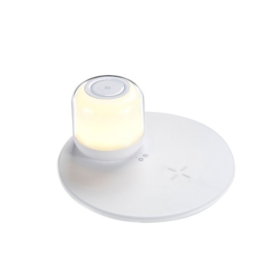 Z01 Wireless Charging Station with Night Light Lampshades