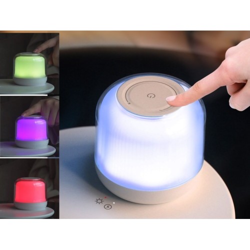 Z01 Wireless Charging Station with Night Light Lampshades