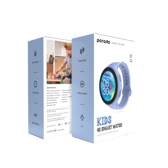 Porodo Kids 4G Smart Watch Android OS With WhatsApp