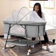 Comfortable and portable baby cradle swinging crib toddler baby