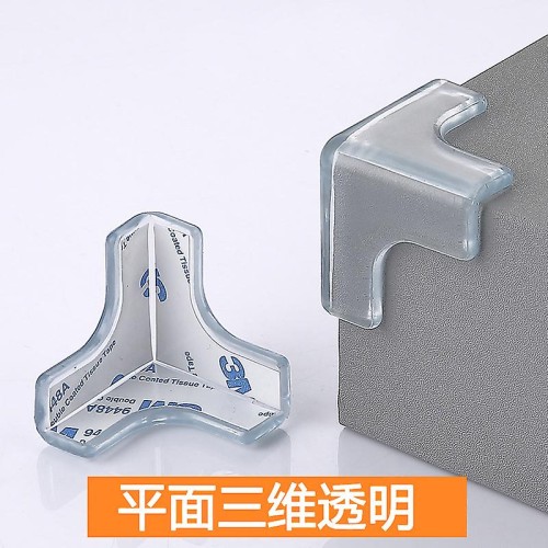 4 Pack Baby Proof Corners Transparent Anti-collision Angle Table Desk Protector