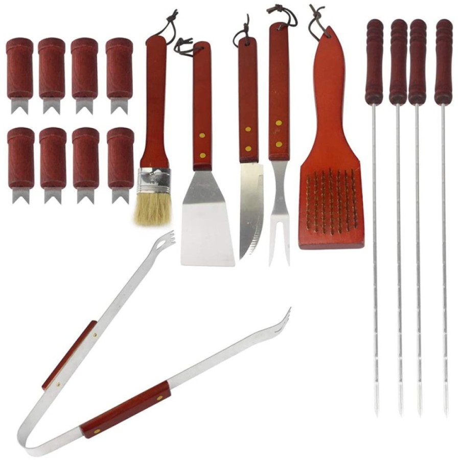 18PCS BBQ Grill Tools Set