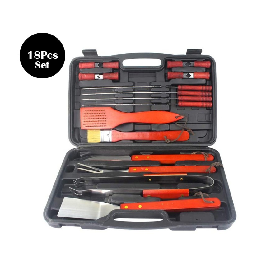 18PCS BBQ Grill Tools Set