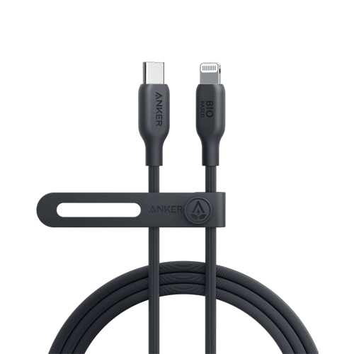 Anker 542 USB-C to Lightning Cable (Bio-Based) (0.9m/3ft) -Black