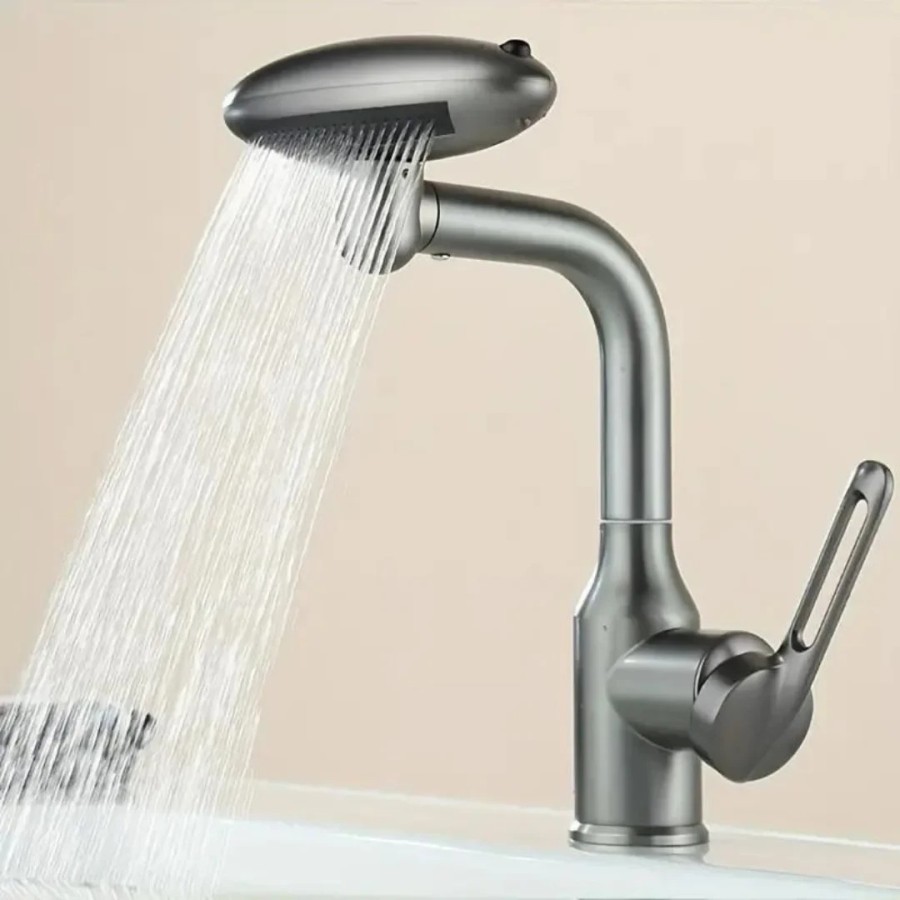 High-Pressure Swivel Water Faucet with Four Spray Modes