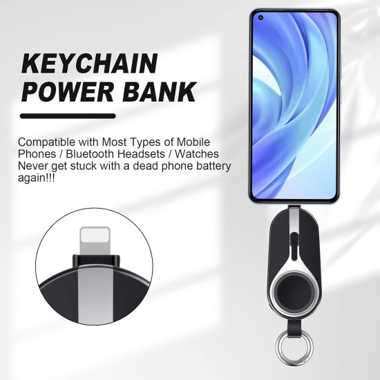 2 in 1 Mini Wireless Power Bank 2000mAH