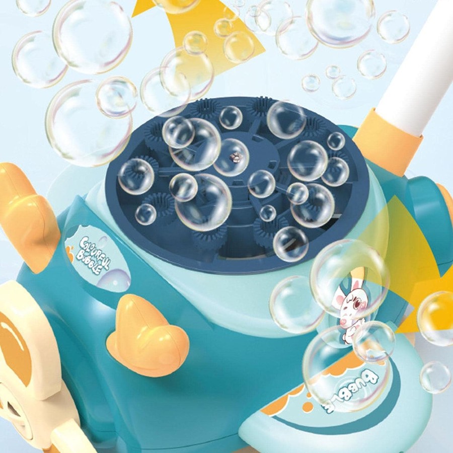 Airplane Trolley Bubble Machine Toy