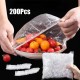 200pcs Disposable Food Cover Plastic Wrap