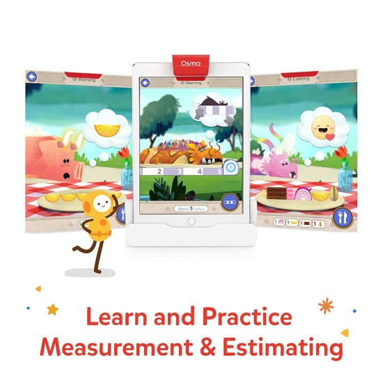 Osmo - Math Wizard and The Secrets of The Dragons for iPad & Fire Tablet - Ages 6-8