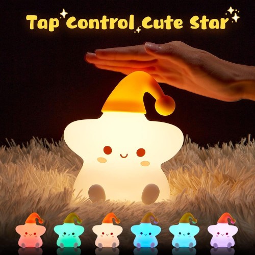 Cute Stars Night Light Lamp