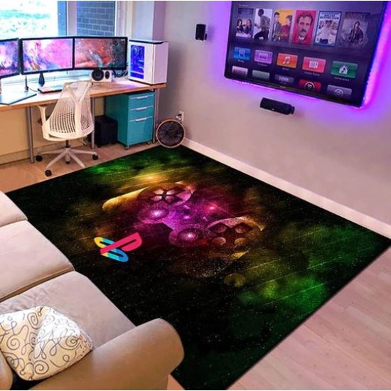 Playstation Gaming Room Decorative Carpet, size 120X160CM