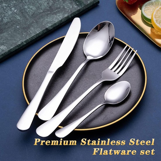 24 PCS Premium Cutlery Spoon Fork Knife Set