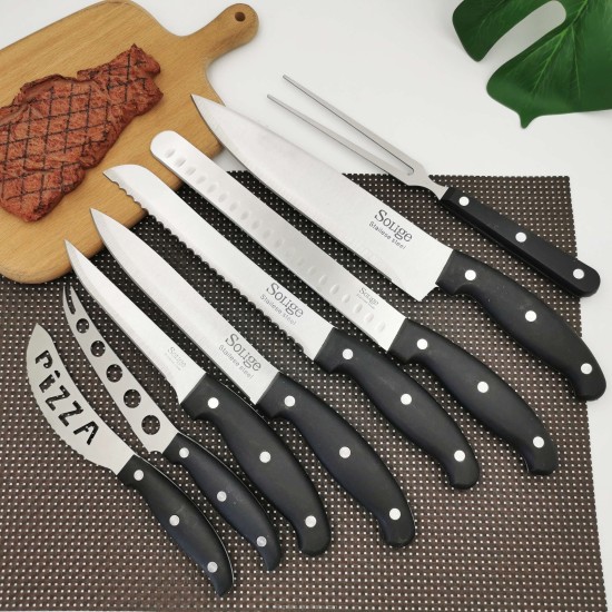 Solige Knife Set with Case 25 Pieces